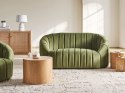 Sofa 2-osobowa welurowa zielona MALUNG Lumarko!