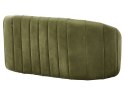 Sofa 2-osobowa welurowa zielona MALUNG Lumarko!