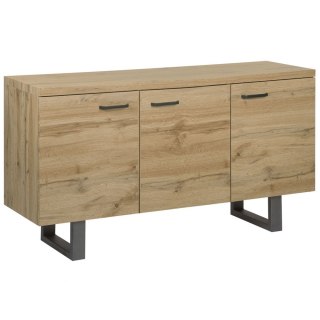 Szafka trzydrzwiowa jasne drewno TIMBER