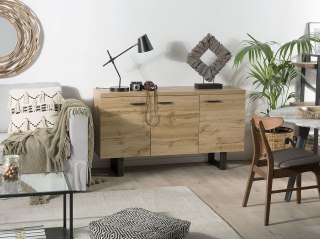 Szafka trzydrzwiowa jasne drewno TIMBER