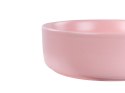 Umywalka nablatowa ceramiczna ⌀ 37 cm różowa GUDAR Lumarko!