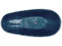 Wanna 170 x 80 cm efekt marmuru granatowa RIOJA Lumarko!