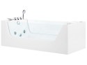 Wanna wolnostojąca z hydromasażem 170 x 80 cm biała OYON Lumarko!