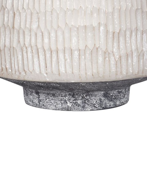 Wazon na kwiaty DEKSATI Ceramika 32 cm Beżowy