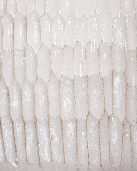 Wazon na kwiaty DEKSATI Ceramika 32 cm Beżowy