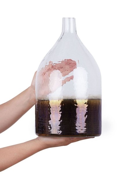 Wazon na kwiaty KULCHA Szkło 36 cm Kolorowy