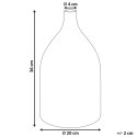 Wazon na kwiaty KULCHA Szkło 36 cm Kolorowy Lumarko!