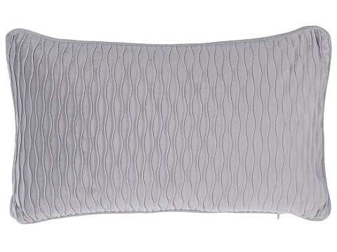 Zestaw 2 poduszek dekoracyjnych MOTARI Welur 30 x 50 cm Szary Wzór geometryczny