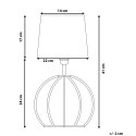 Lampa stołowa SAMO Czarny Lumarko!