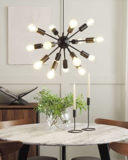 Lampa wisząca BALAGAS Metal Czarny Lumarko!