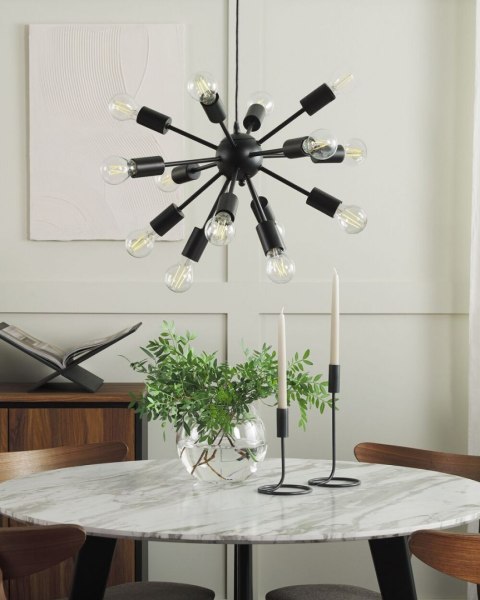 Lampa wisząca BALAGAS Metal Czarny