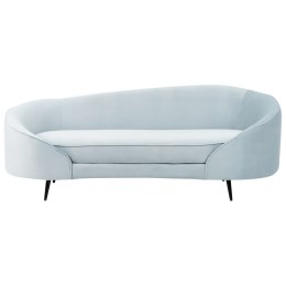Sofa welurowa niebieska SAVAR Lumarko!