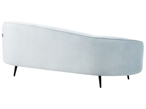 Sofa welurowa niebieska SAVAR