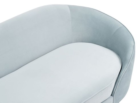 Sofa welurowa niebieska SAVAR