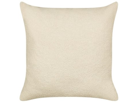 Zestaw 2 poduszek dekoracyjnych LEUZEA Boucle 60 x 60 cm Beżowy Jednolity