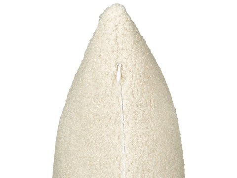 Zestaw 2 poduszek dekoracyjnych LEUZEA Boucle 60 x 60 cm Beżowy Jednolity