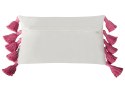 Zestaw 2 poduszek dekoracyjnych LOVELY Bawełna 30 x 50 cm Biały Różowy Wzór geometryczny Lumarko!