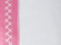Zestaw 2 poduszek dekoracyjnych LOVELY Bawełna 30 x 50 cm Biały Różowy Wzór geometryczny Lumarko!