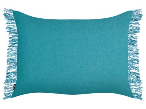 Zestaw 2 poduszek dekoracyjnych MABA Bawełna 50 x 35 cm Niebieski Jednolity