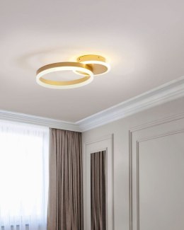 Lampa sufitowa LED GLYDE Metal Złoty Lumarko!