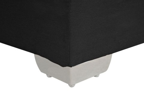 Łóżko kontynentalne ADMIRAL 140 x 200 cm Czarny