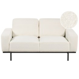 Sofa 2-osobowa boucle biała SOVIK Lumarko!