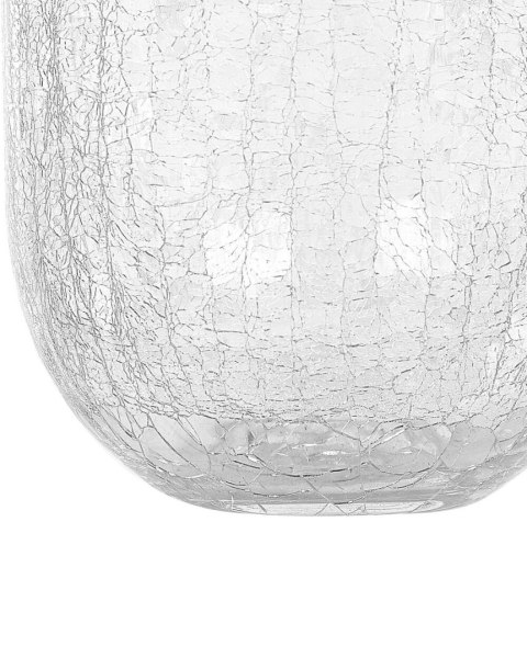 Wazon na kwiaty KYRAKALI Szkło 28 cm Przezroczysty