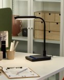 Lampa biurkowa LED CENTAURUS Ze ściemniaczem Metal Czarny Lumarko!
