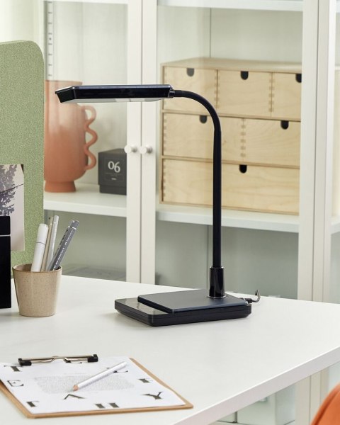 Lampa biurkowa LED CENTAURUS Ze ściemniaczem Metal Czarny