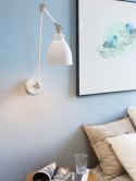 Lampa ścienna MISSISSIPPI Regulowana Metal Biały Lumarko!