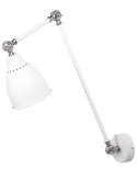 Lampa ścienna MISSISSIPPI Regulowana Metal Biały Lumarko!