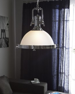 Lampa wisząca EBRON Szkło Biały Lumarko!