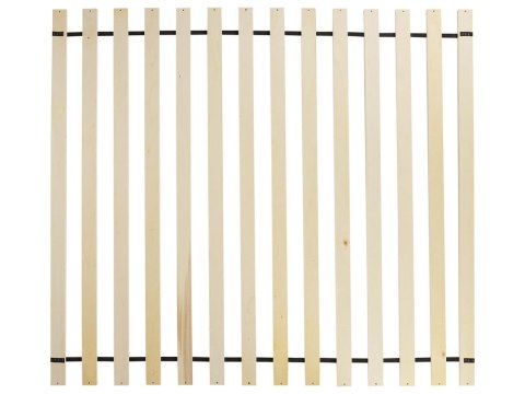 Łóżko LED Rattan AURAY 160 x 200 cm Czarny
