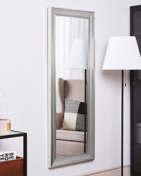 Lustro ścienne BUBRY 50 cm 130 cm Srebrny