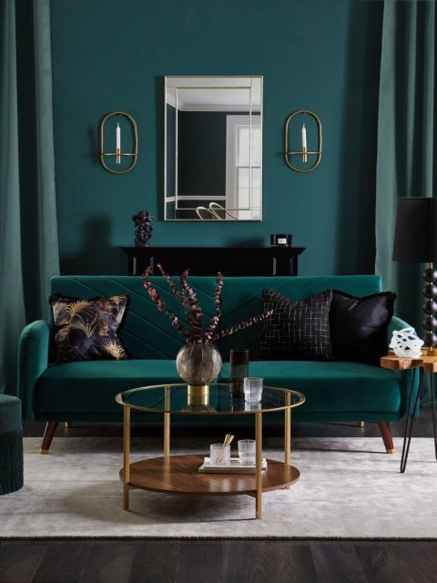 Wazon na kwiaty FELLI Szkło 24 cm Brązowy