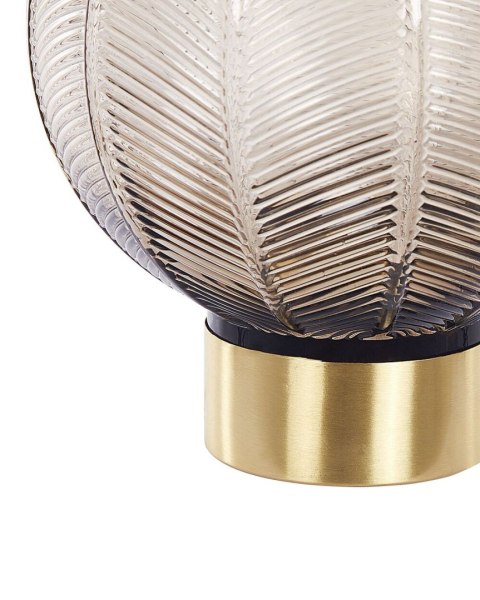 Wazon na kwiaty FELLI Szkło 24 cm Brązowy