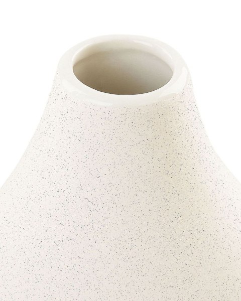 Wazon na kwiaty KOMOTINI Ceramika 32 cm Złamana biel
