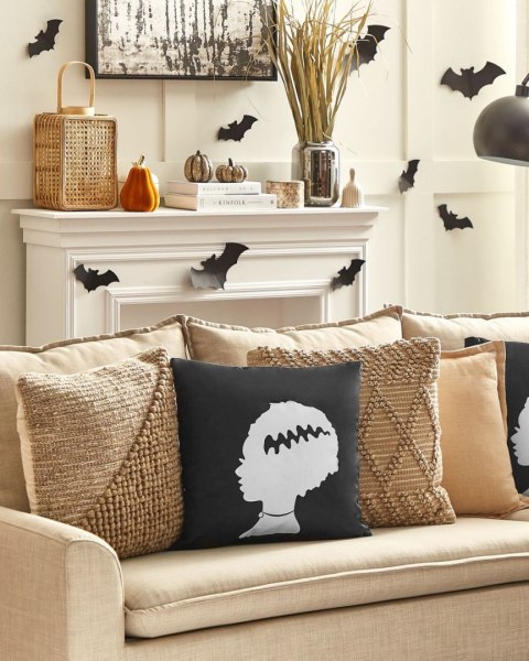 Zestaw 2 figurek dekoracyjnych Dynia CHALKIDA Pomarańczowy