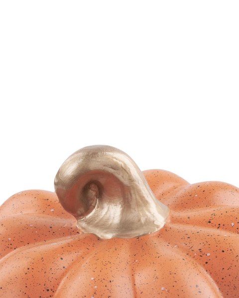 Zestaw 2 figurek dekoracyjnych Dynia CHALKIDA Pomarańczowy