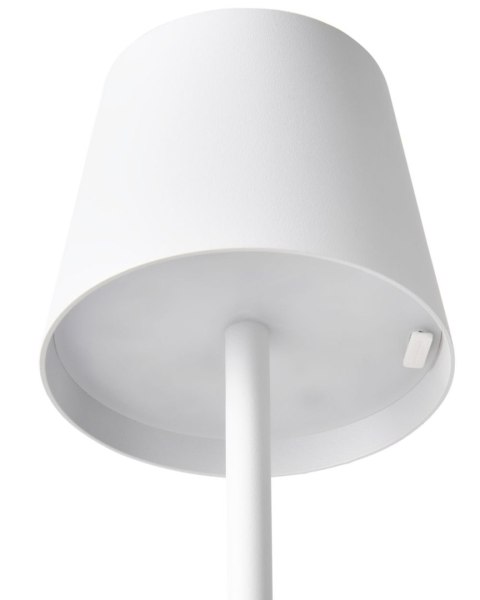 Bezprzewodowa lampa stołowa LED VALIRA Metal Biały