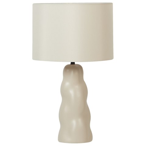 Lampa stołowa VILAR Ceramika Beżowy Lumarko!