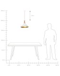 Lampa wisząca LIARD Metal Biały Lumarko!