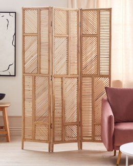 3-panelowy parawan pokojowy LAMEZIA Jasnobrązowy 117 cm 180 cm Lumarko!