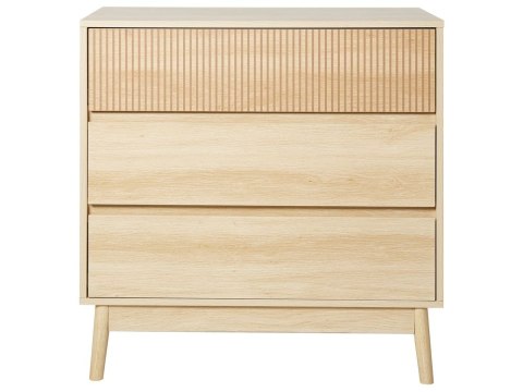 Komoda 3 szuflady jasne drewno WALES