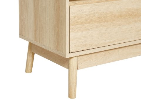 Komoda 3 szuflady jasne drewno WALES