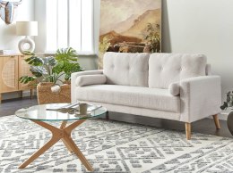 Sofa 2-osobowa teddy złamana biel KALMAR Lumarko!