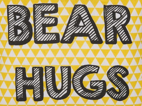 2 bawełniane poduszki dla dzieci z nadrukiem 40 x 40 cm żółte RADZKOT