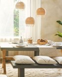 Lampa wisząca DRINO Rattan Jasnobrązowy Lumarko!