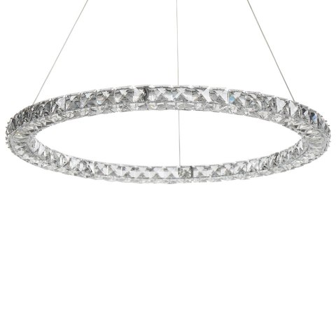 Lampa wisząca LED MAGAT Kryształ Srebrny Lumarko!