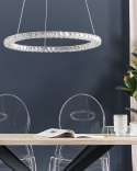 Lampa wisząca LED MAGAT Kryształ Srebrny Lumarko!